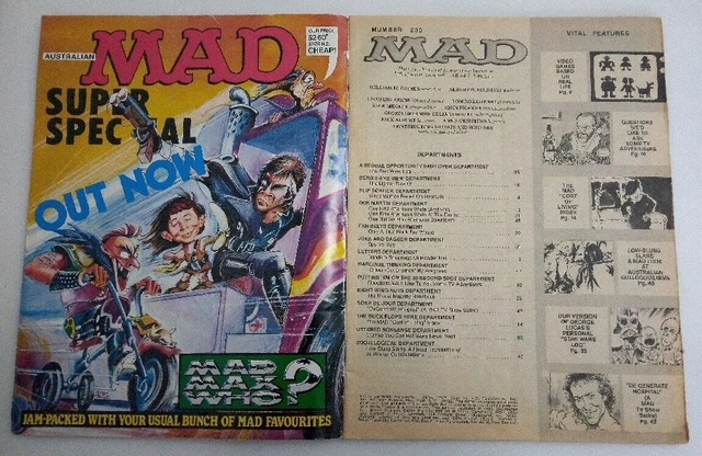 AUSTRALIAN MAD SUPER SPECIAL NO.55 MAGAZINE 1985 - Vintage Comic Book