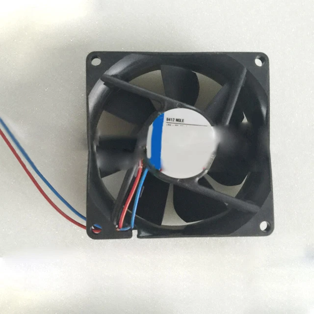 For Ebmpapst 8412MGLE 2 wire Cooling Fan 80× 80 x 25mm 12V