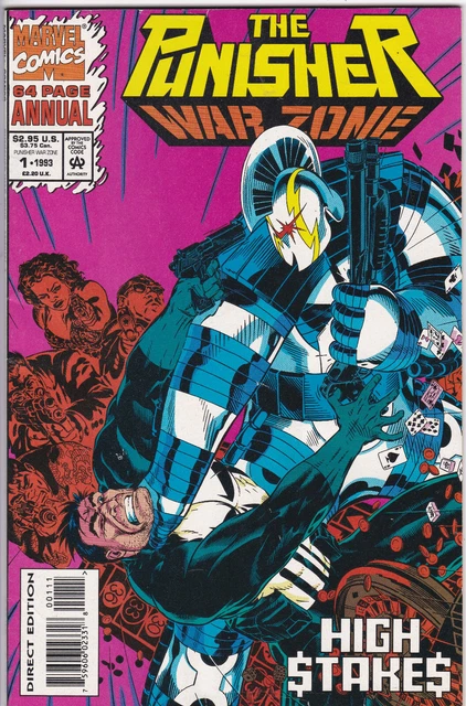 The Punisher: War Zone Annual #1, Vol. 1 (1992-1995) Marvel Comics, High Grade