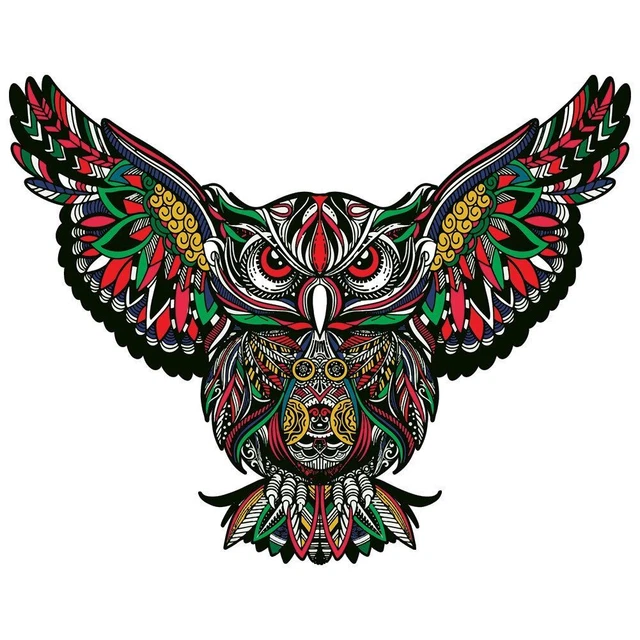 Animal Owl Jigsaw Puzzles Montessori Educational Wooden Games Kids Gifts Toys