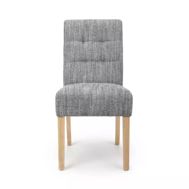 Grey Tweed, Natural Legs Dining Chairs (Price Per Chair) ALABAMA