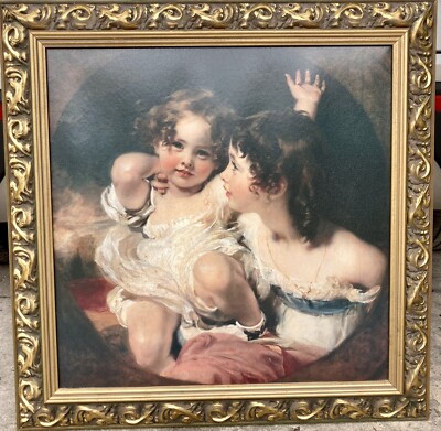 Vintage Painting Calmady Children 1824 Sir Thomas Lawrence Antique Reproduction