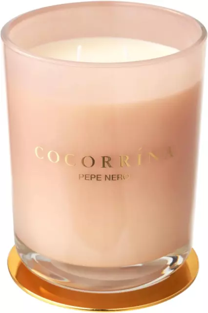 Cocorrína Candle Bougie Parfumée En Pot - Pepe Nero, Durée De Combustion Jusqu'À