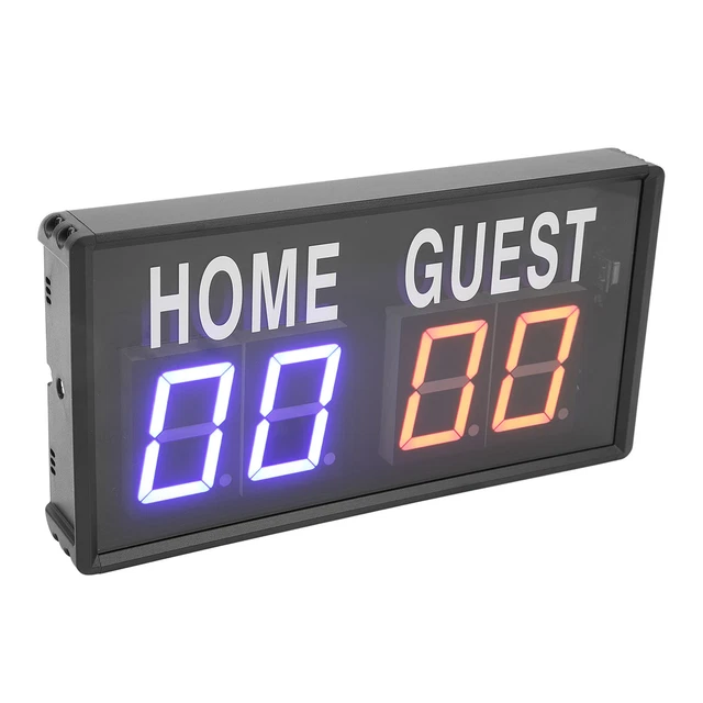 Tableau D'affichage électronique GA30B Avec Télécommande - LED 11 Chiffres, Chronomètre, Score 199, Pour Basket, Ping-pong, Foot, Badminton