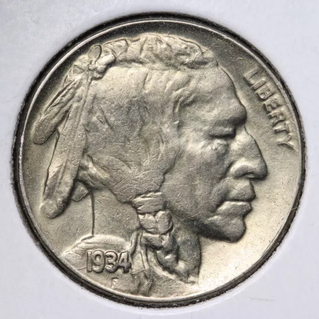 1934-D OBV DIE CRACKS Buffalo Nickel CHOICE BU *UNCIRCULATED* MS E228 JBT