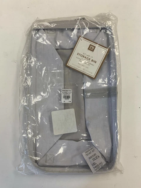 Pottery Barn Teen Store-It Canvas Bin Collection Pin Dot Mini
