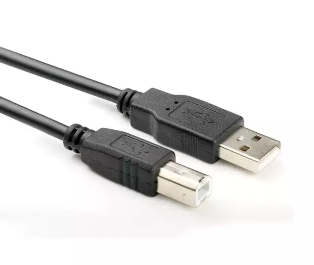 1.8M Câble d'imprimante USB 2.0 Type B Vers Type A Pour Imprimantes Scanners