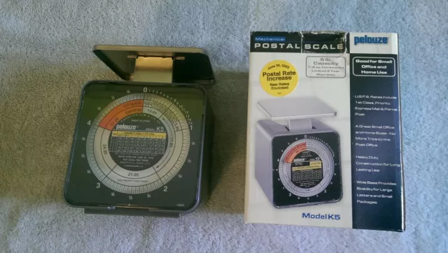 Vintage Pelouze Model K5 Postal Scale Up To 5 Lb.