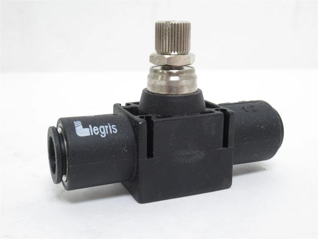 233260 New-No Box; Legris 7770 12 00 Flow Control Valve; 12mm PTC; 145PSI