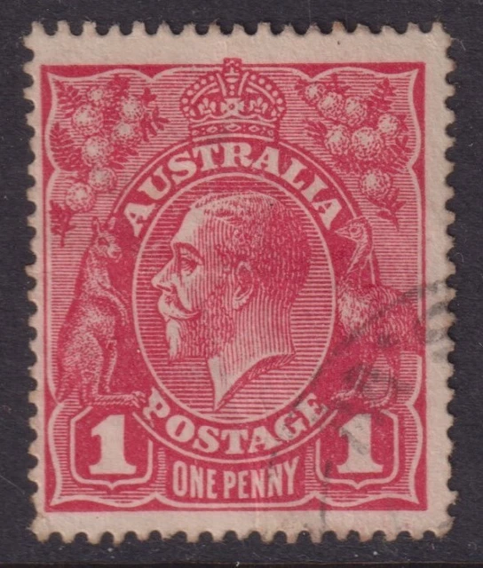 AUSTRALIA 1914 1920 King George V 1d One Penny red SG21 Used EUR 1,21 ...