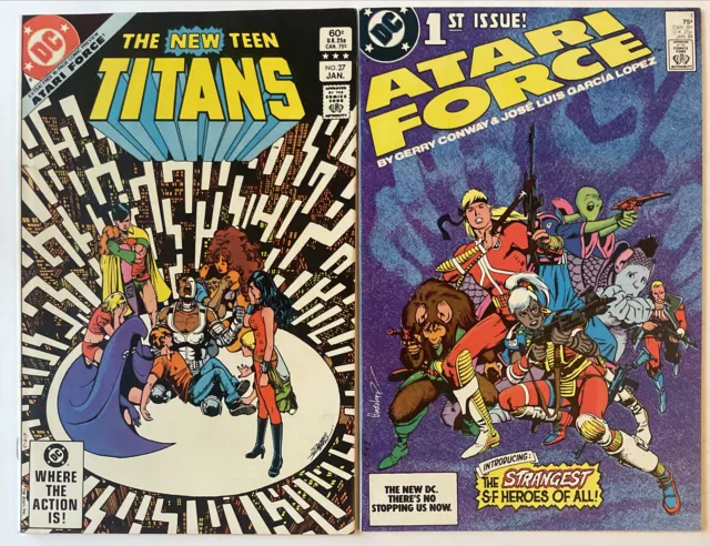 New Teen Titans #27 + Atari Force #1 KEY 1st Preview Appearance Of ATARI FORCE!