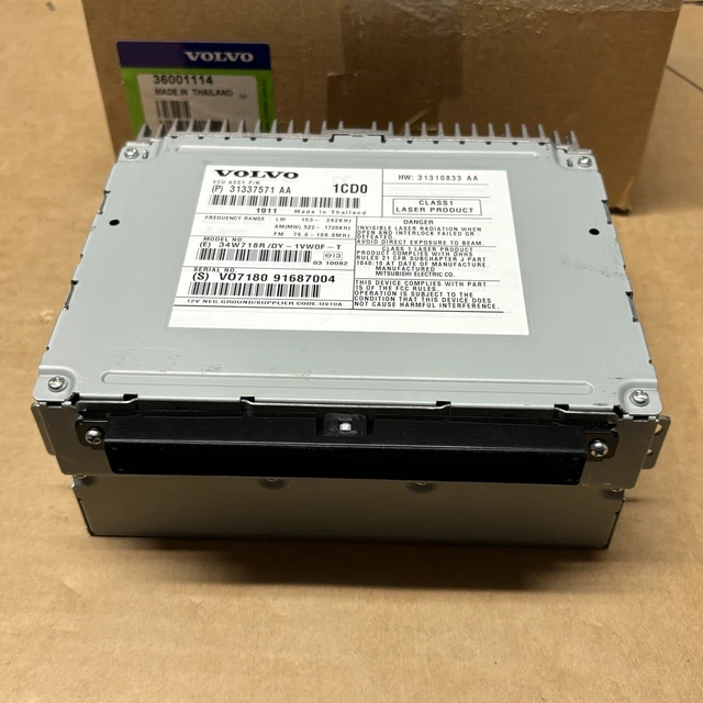 Genuine Volvo XC60 S60 II V40 Audio Radio Exchange CD Player 36001114