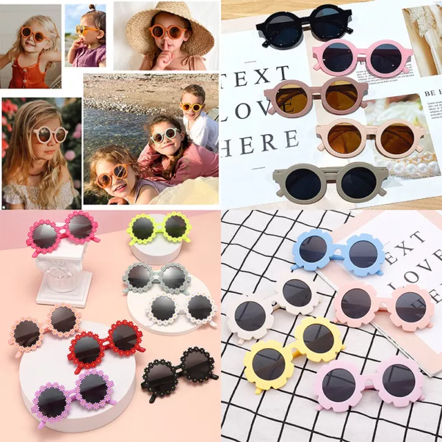 Baby Kids Boys Girls Sunglasses Toddler Children UV400 Frame Goggles Outdoor っ