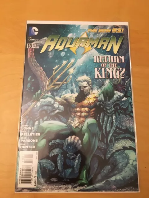 Aquaman 18, Vfnm 9.0, 1St Print, New 52