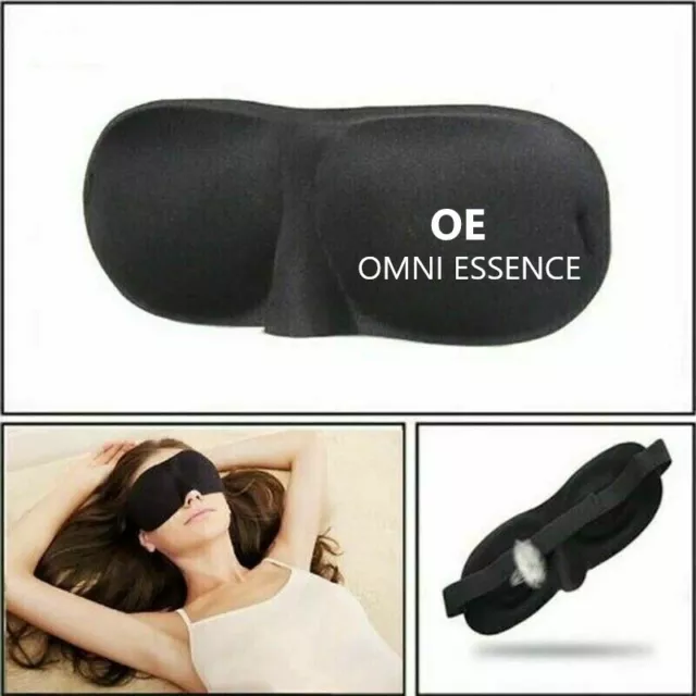 OMNI Eye Mask Sleep Soft Padded, Rest Relax Blindfold