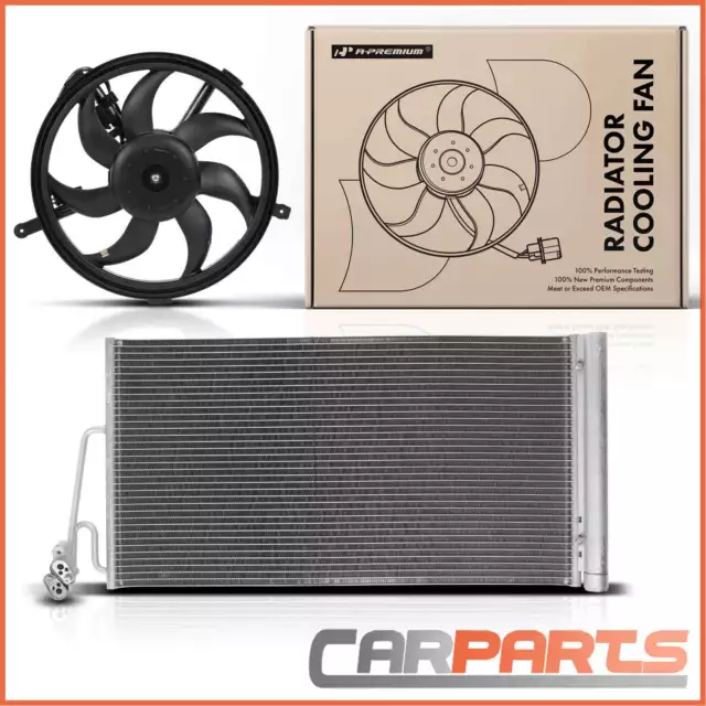 Condenseur à Air + Ventilateur de Radiateur pour Mini R56 Clubman Cabriolet R57