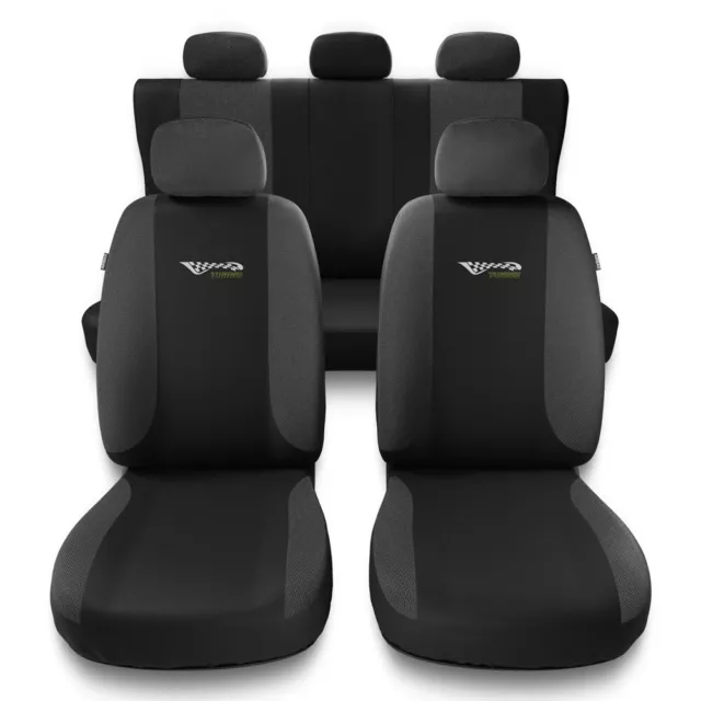 Universale Set coprisedili auto per CHEVROLET CRUZE I II - Nero Grigio - TG-G