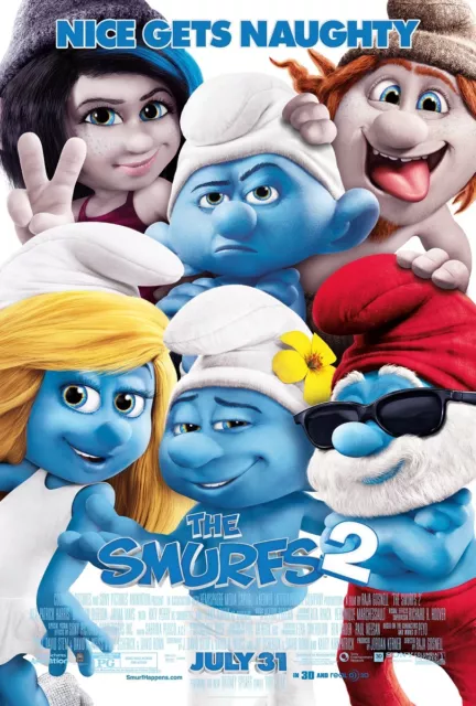 Smurfs 2  - original DS movie poster - D/S 27x40 FINAL