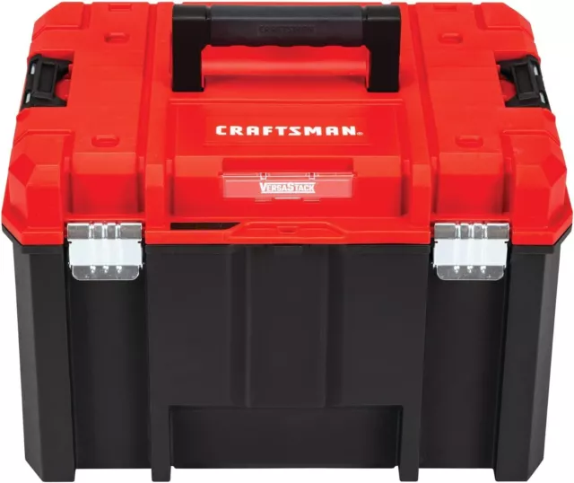 CRAFTSMAN VERSASTACK Deep Tool Box, Lockable, Fast Shipping