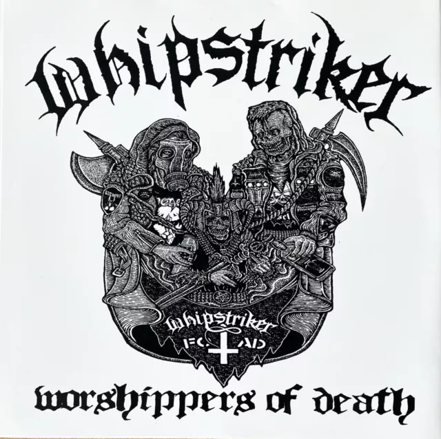 Whipstriker / Skulls And Bullets 7” Rare Metal Punk Gism Gates Besthoven Inepsy