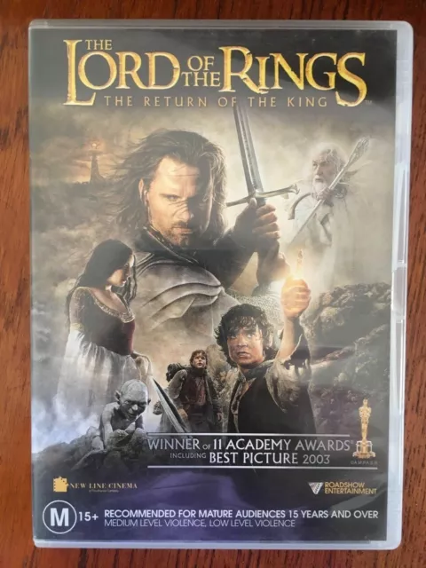 The Lord Of The Rings: The Return Of The King DVD *2 Disc Set*Region 4 *Disc VGC