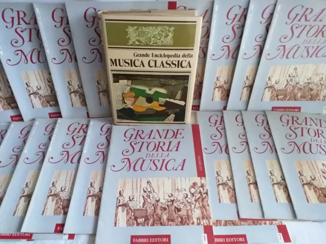 lotto volume 2°enciclopedia musica classica curcio + 21 fascicoli fabbri editori