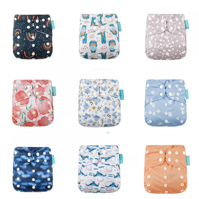 Baby Cloth Diaper Ecological Pocket Diaper Washable Reusable Eco-Friendly Diaper