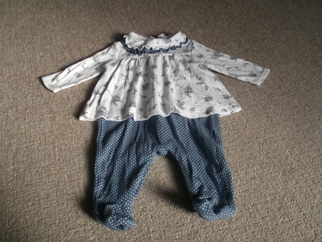Baby Girls Mamas & Papas Floral Romper  / Playsuit Age Newborn