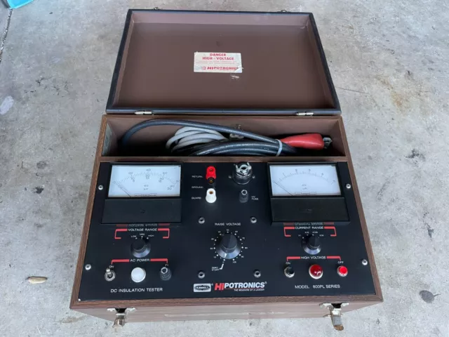 ꙮ Hipotronics DC Insulation Tester 800PL Series 880PL-A DS11-509 ꙮ Hipotronics DC Insulation Tester 800PL Series 880PL-A DS11-509