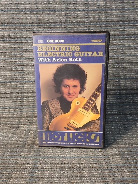 BEGINNING ELECTRIC GUITAR With Arlen Roth VHS Hot Licks £8.69 - PicClick UK