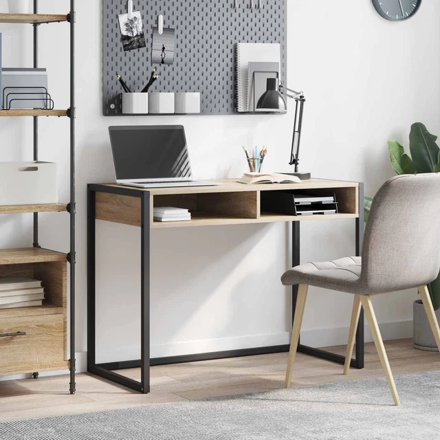 Bureau en placage de chêne clair Tripple Hübsch - 120cm