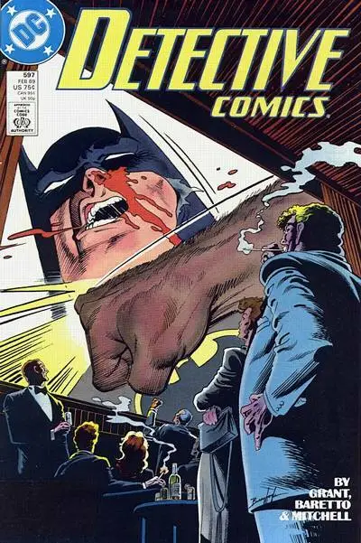 DETECTIVE COMICS #597 F/VF, Batman, Direct, DC 1989 Stock Image