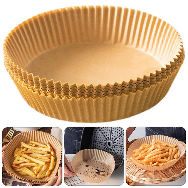 25/50pcs Air Fryer Disposable Paper Liner Non-Stick Air Fryer Parchment Pa*$6