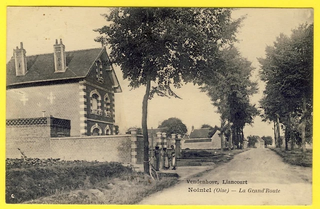 cpa 60 - Village de NOINTEL (Oise) La GRAND'ROUTE Animée