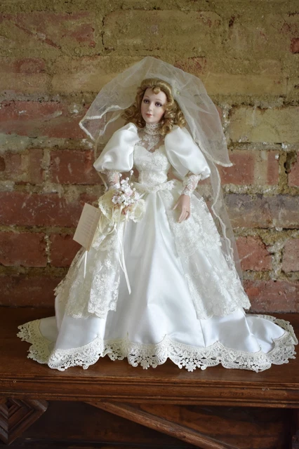 THE HAMILTON COLLECTION Bisque Porcelain Doll 'Jennifer Rose