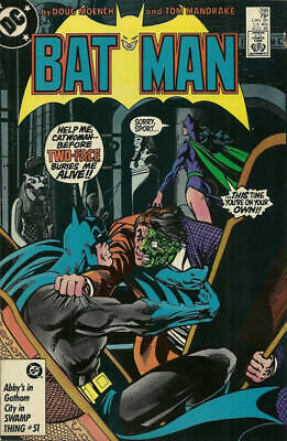 BATMAN #398 F, Direct c, DC Comics 1986 Stock Image