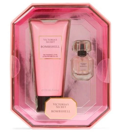 Victoria's Secret Bombshell Eau de Parfum 2 Piece Gift Set Brand New Uk Seller