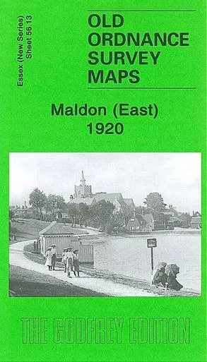Old Ordnance Survey Map Maldon East 1920