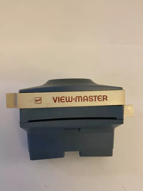 Ultra Rare Sawyer's Blue White Lever View-Master Stereo Viewer Model View Master