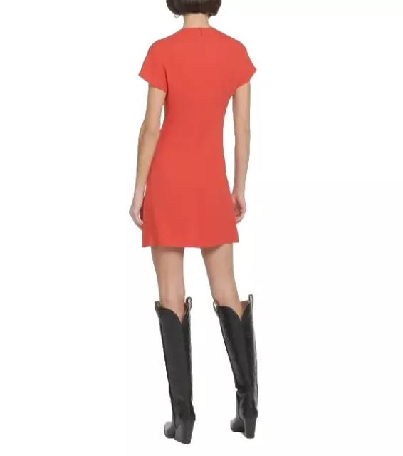 STELLA MCCARTNEY Keyhole Red Mini Short Dress IT 40 US 4 S Org $1,650 2