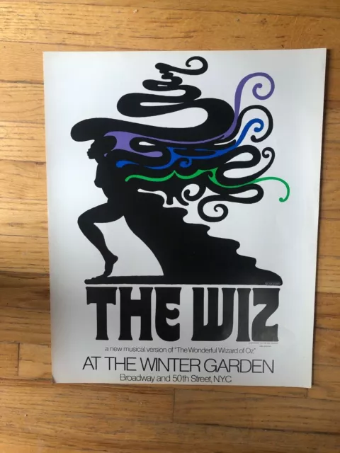 THE WIZ*  RARE ORIGINAL 1974 First Edition Wiz Poster