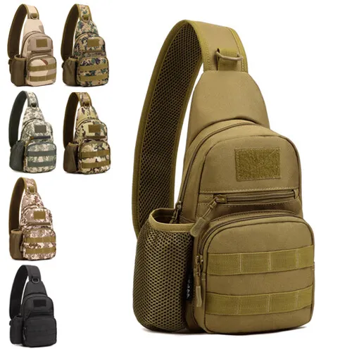 Tactical Military Sling Bag Backpack Rover Pack Small Shoulder Molle Assault US