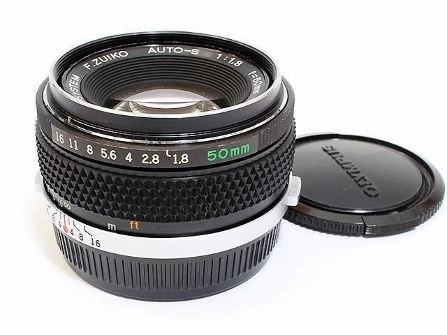 Olympus M F.Zuiko Auto-s 50mm F1.8 Standard Prime Lens Om Excellent Japon F, / S