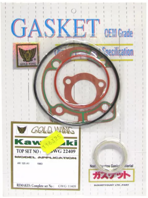 Gasket Set Top End for 1988 Kawasaki AR 125 B5