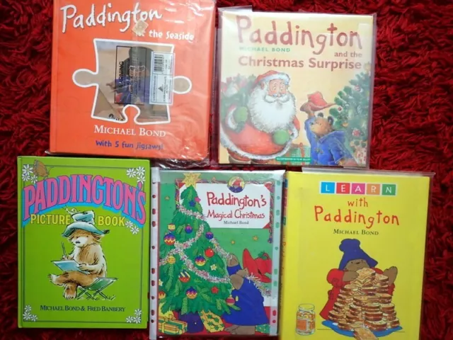 Paddington Bear job lot of excellent mint books Gabrielle collectable vintage