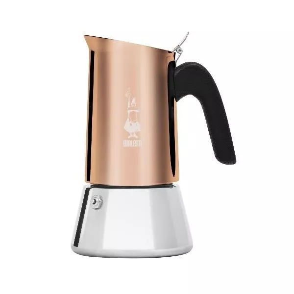 BIALETTI - Cafetière inox induction 4 tasses Venus cuivre