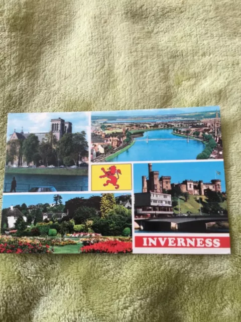 Inverness Postcard.  Multi View.  Scotland.