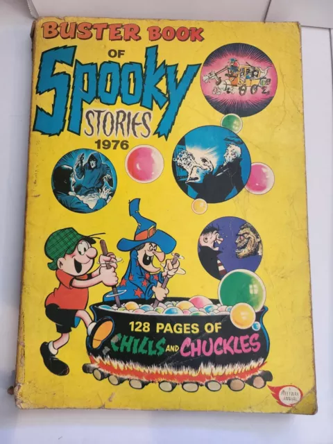 Buster Book of Spooky Stories 1976 - Rare - Halloween - Missing 1st Page