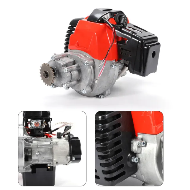 49CC 2-Stroke Engine Motor Kit Pull Start For Pocket Mini Bike Gas Scooter ATV