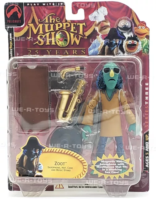 The Muppets Show 25 years Zoot Action Figure w/ Saxophone Series Three NRFB
